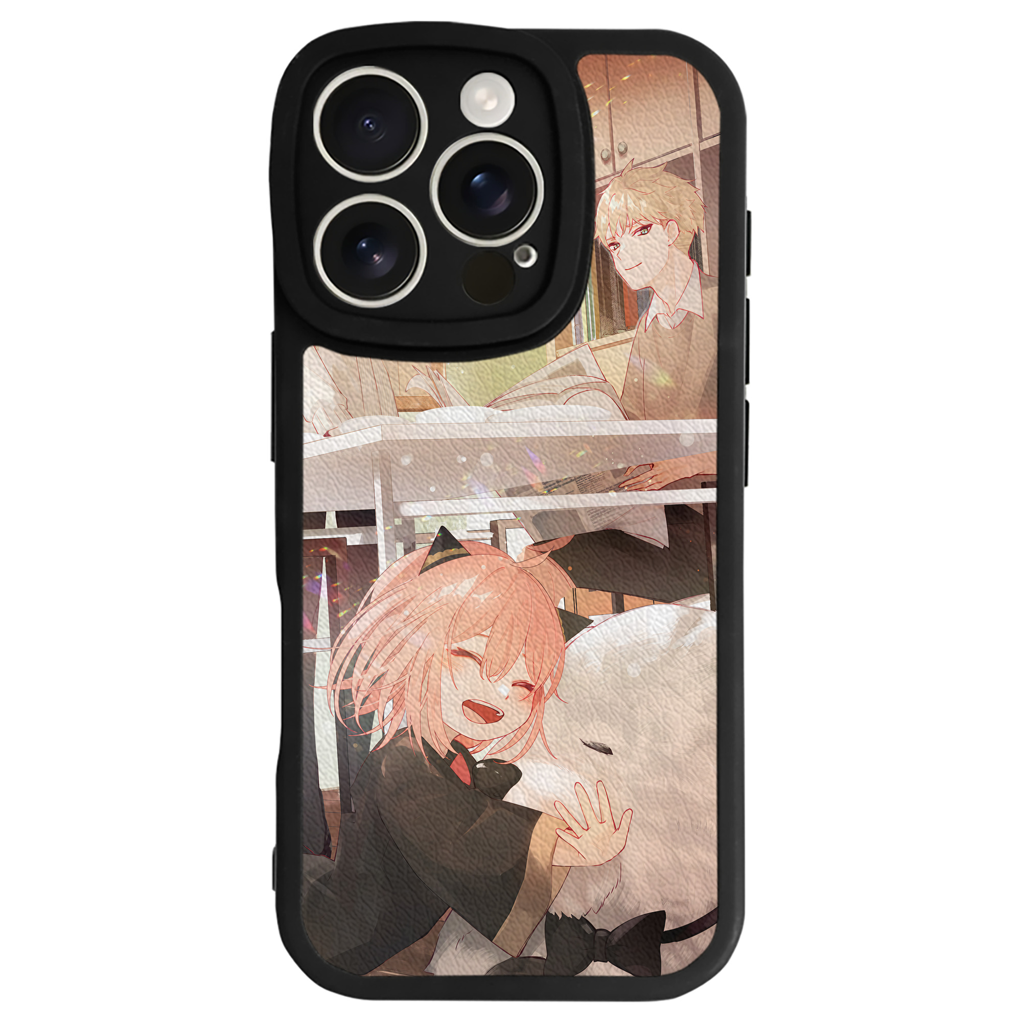（画像用） SPY×FAMILY间谍家家酒 【iPhone 16シリーズ対応】シリコンスマホケース（レザー調） 材質：シリコン